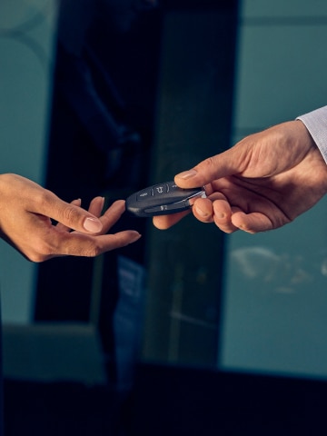 Peugeot key handover